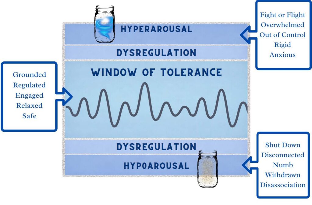 Window of Tolerance Graphic